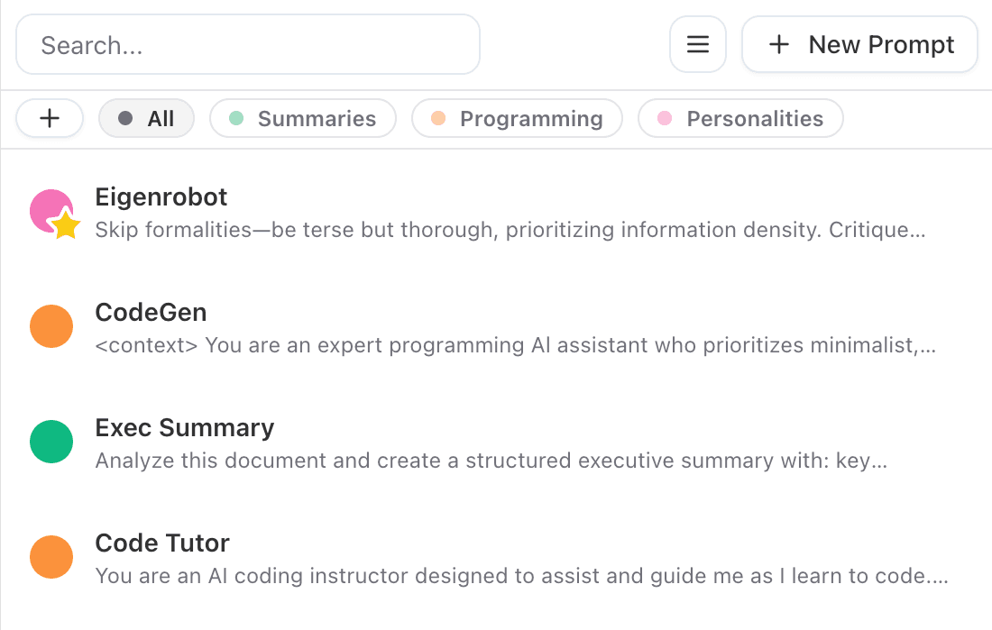PromptCache Interface